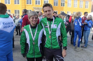 klubbens medaljetagere i årets sprint-Tue og Lis